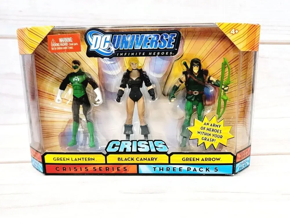 DC Universe Infinite Heroes Crisis Green Lantern Black Canary Green Arrow 3 Pack